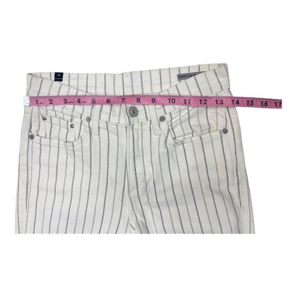 Citizens of Humanity Rocket Crop High Skinny Black White Striped Jeans Sz 26 EUC - Picture 5 of 8